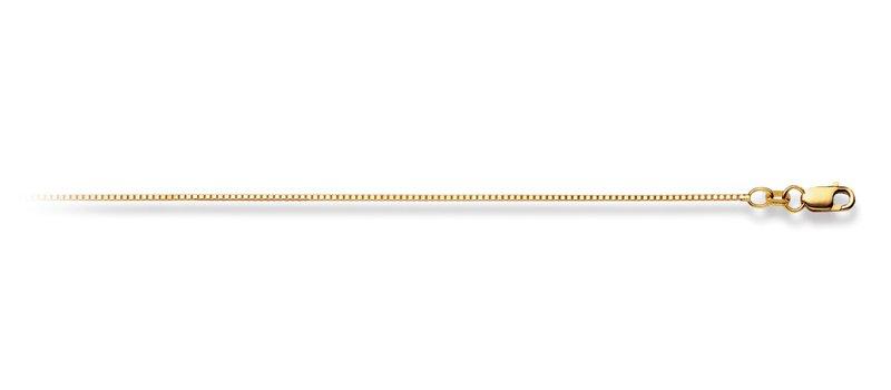Image of Collier Venezianer Gelbgold 750, 0.8mm, 42cm Unisex Gelbgold 42cm