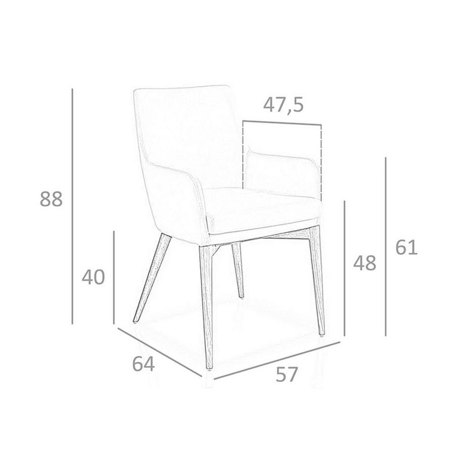 ANGEL CERDA Sedia in ecopelle bianca  