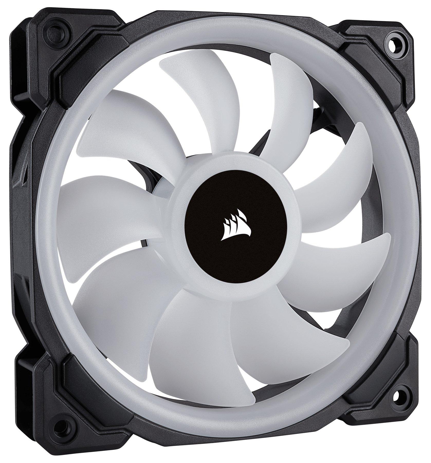 Corsair  LL120 RGB Boitier PC Ventilateur 12 cm Noir, Blanc 