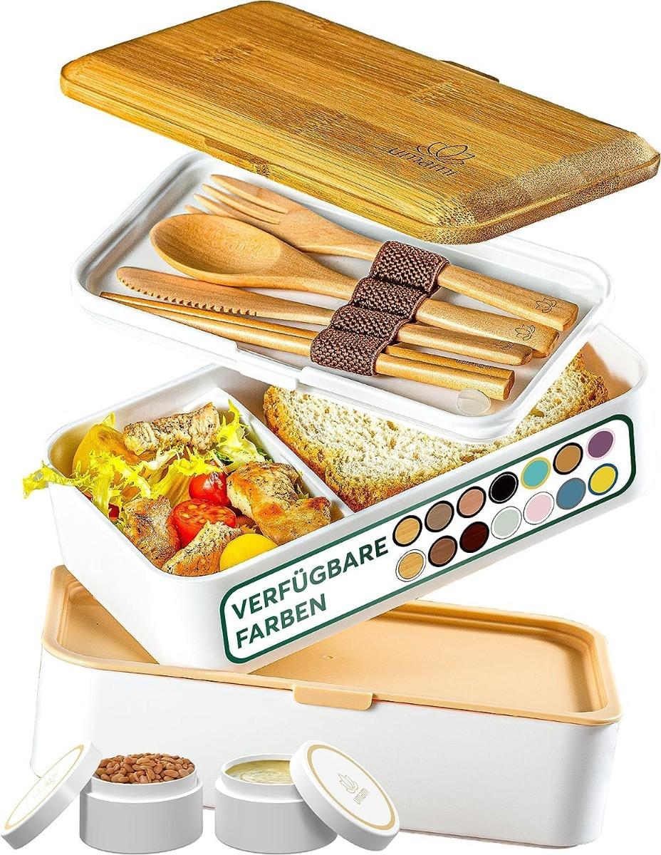 Umami Bento Box Original L Blanc & Bambou  