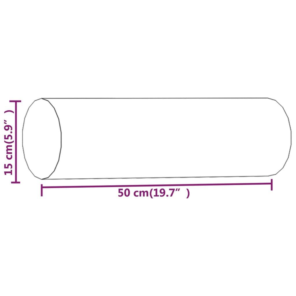 VidaXL Oreiller décoratif tissu  