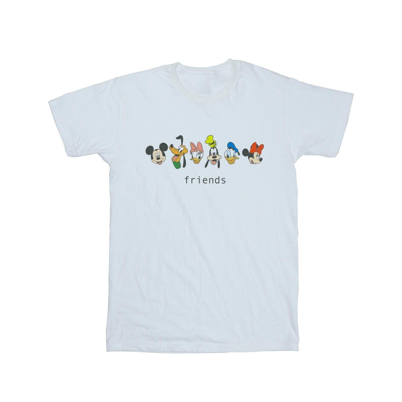 Image of Mickey Mouse And Friends Tshirt Damen Weiss 4XL