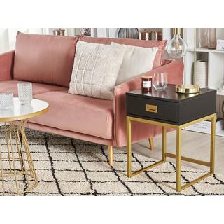 Beliani Tavolino en Fibra a media densità (MDF) Moderno LARGO  