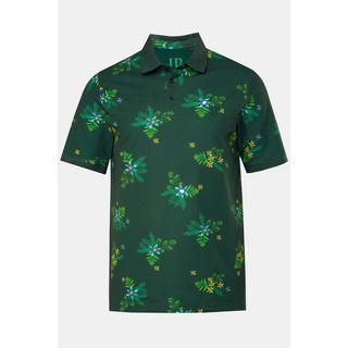 JP1880  Poloshirt, Halbarm, Piqué, florales Muster 