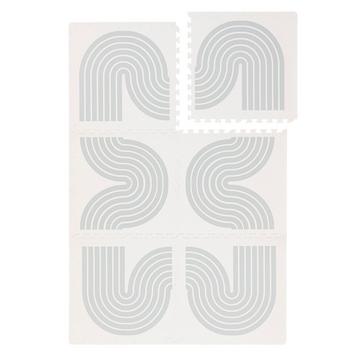 Tappeto da gioco Archie Crema/Grigio