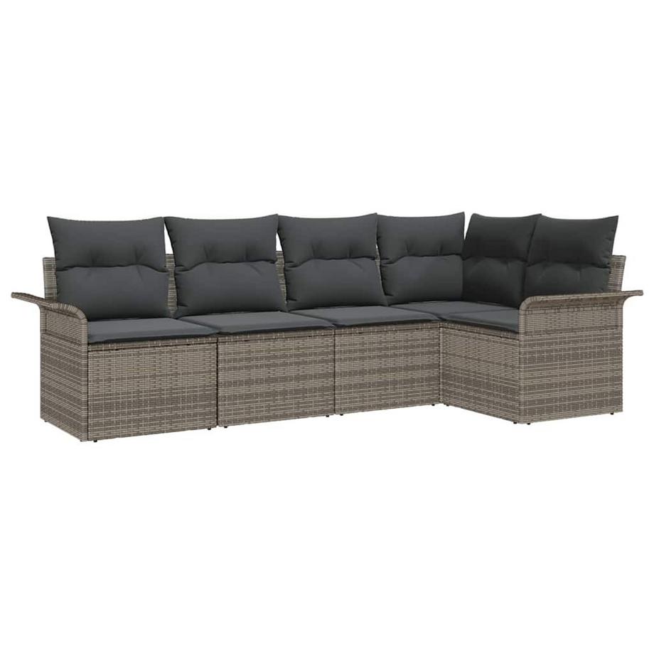 Set di divani da esterno Polyrattan