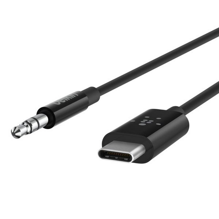 belkin  Cavo Audio USB-C Jack 3,5 mm Belkin Nero 