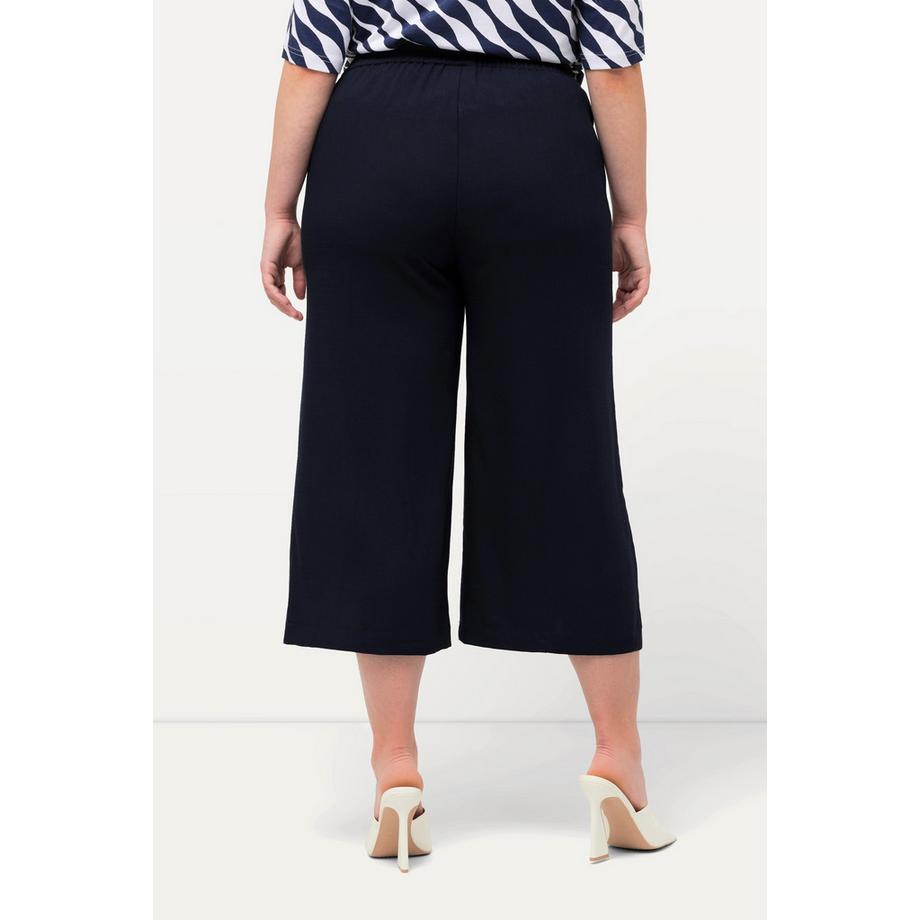 Ulla Popken Jupe-culotte Longueur Mollet Jambe Large Taille Élastique  