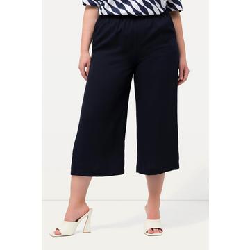 Culottes con taglio della gamba ampio e lungo fino al polpaccio e cintura elastica