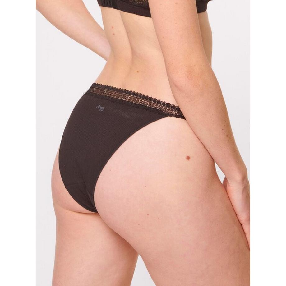 sloggi Go Ribbed Brazil Slips 2er-Pack  