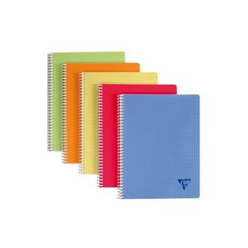 CLAIREFONTAINE Spiralheft ass. A4 328126 5mm, kariert 90 Blatt
