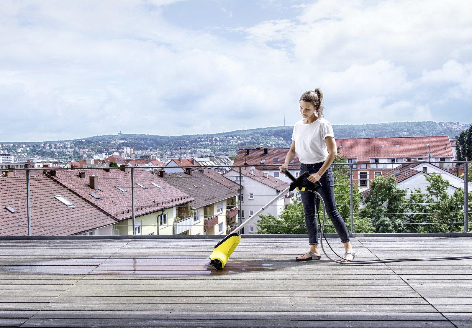 KÄRCHER  Kärcher PCL 4 Terassenreiniger Lucidatrice per pavimenti 800 Giri/min Nero, Giallo 