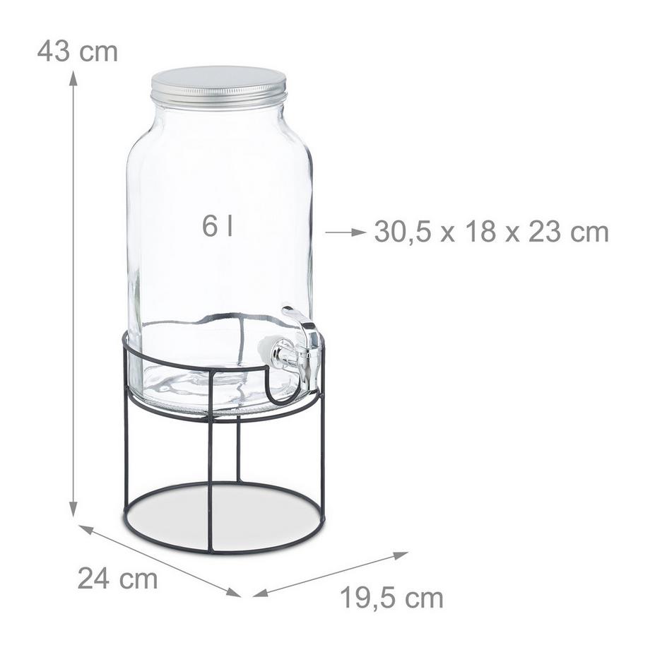 Northix Distributore di bevande con supporto  