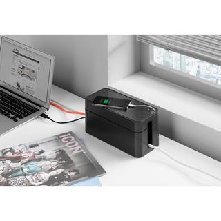 DURABLE  Cavoline Box S Scrivania Scatola portacavi Grafite 1 pz 