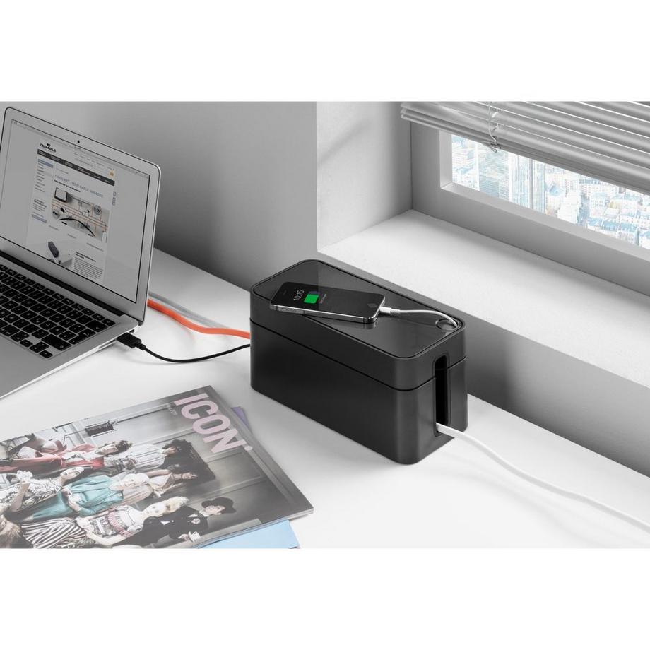 DURABLE  Cavoline Box S Scrivania Scatola portacavi Grafite 1 pz 