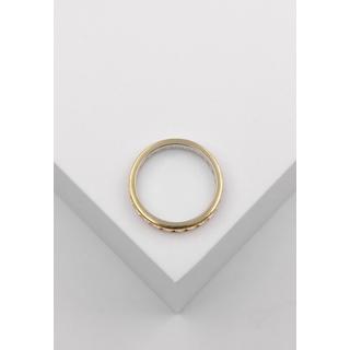 MUAU Schmuck  Memoire Ring Gelbgold 750 Zirkonia 