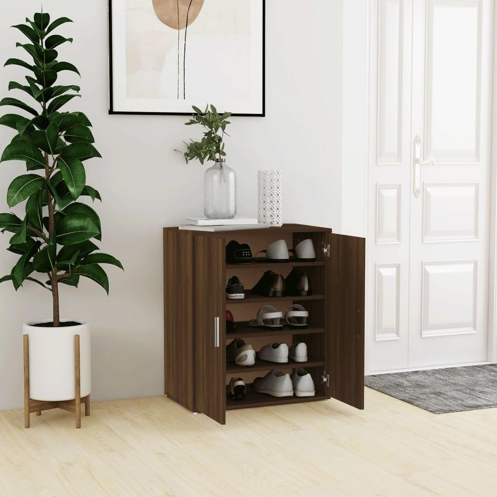 VidaXL Armoire à chaussures bois d'ingénierie  