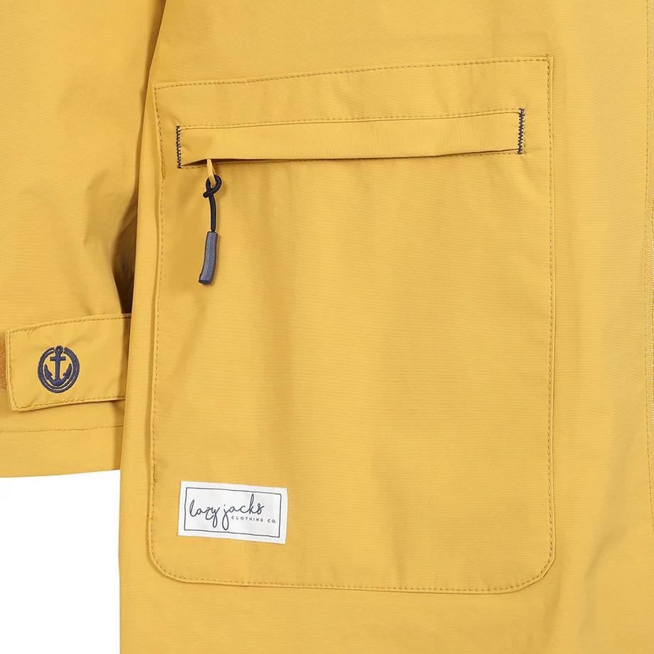 Lazy Jacks Wasserfeste Lange Jacke Anliegende Passform  