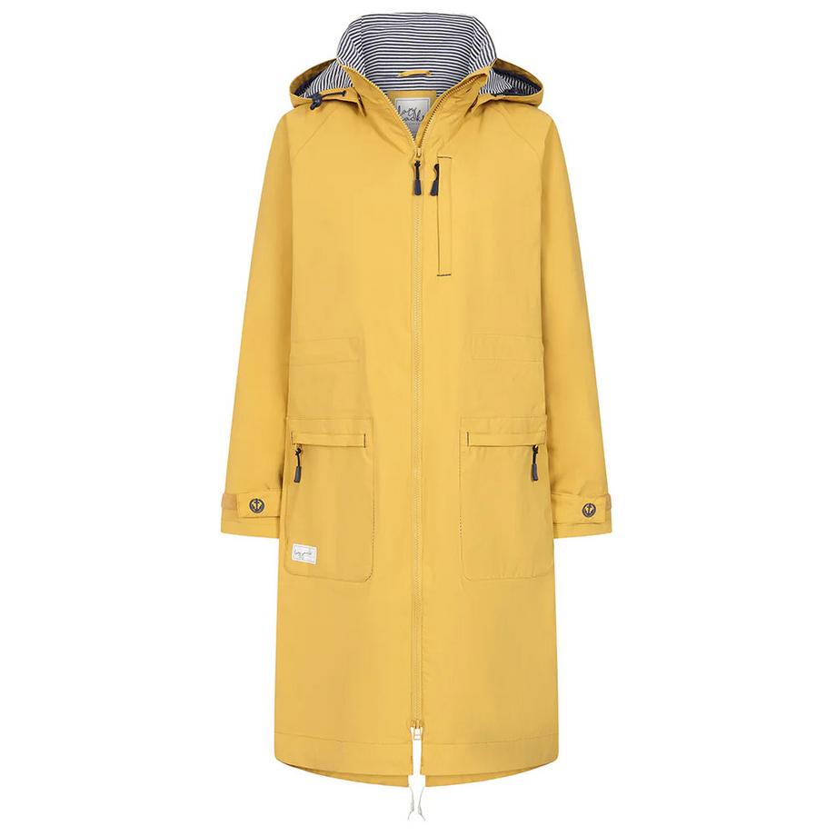 Lazy Jacks Wasserfeste Lange Jacke Anliegende Passform  