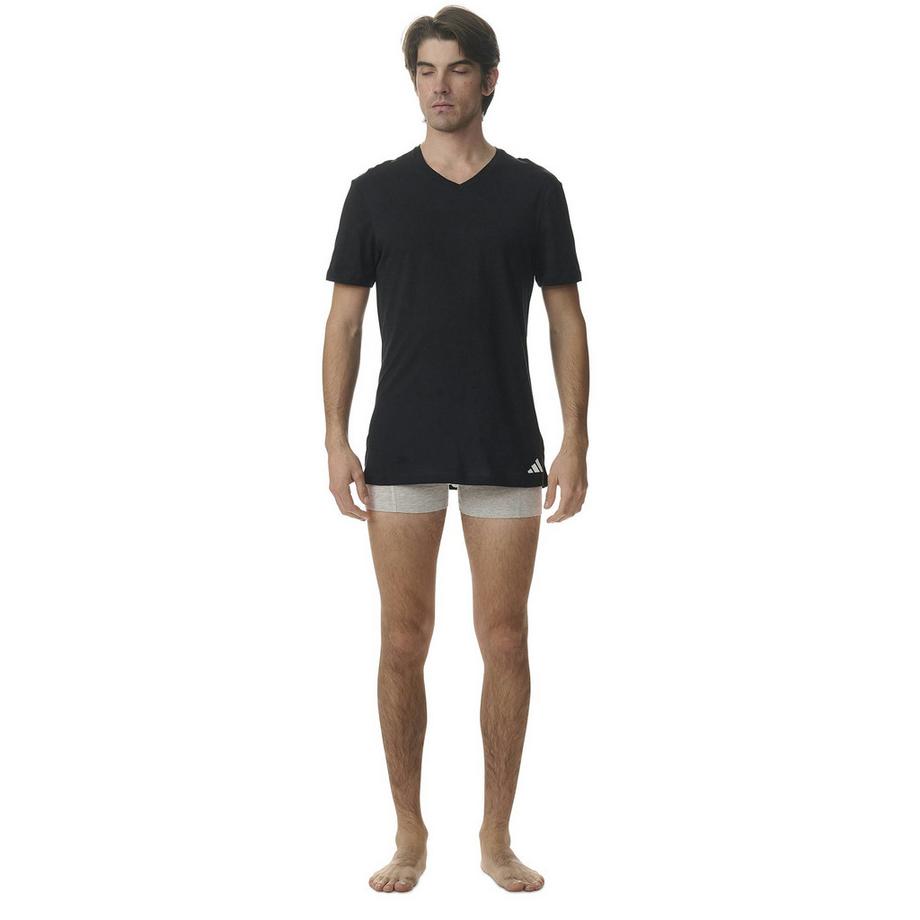adidas Active Core Cotton 3er Pack Figurbetont V-Neck T-Shirt  