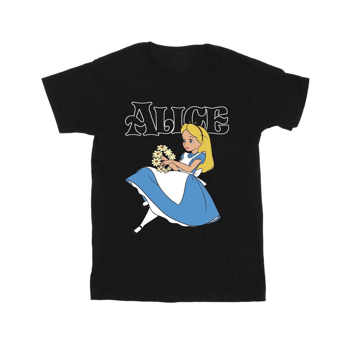 Disney  Alice In Wonderland Flowers TShirt 