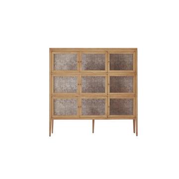 Vetrinetta ampia in legno di quercia Tana