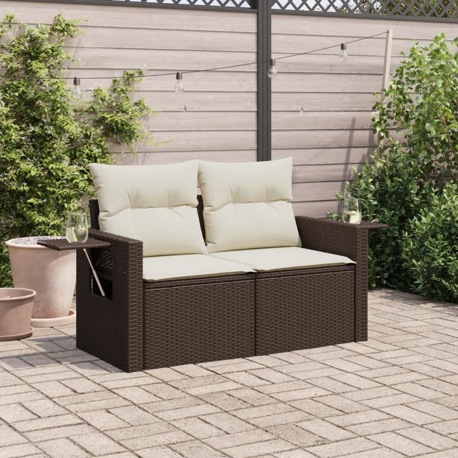 VidaXL Gartensofa poly-rattan  