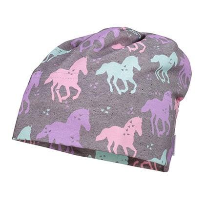 Image of Kinder Übergangsmütze Pferde Uv 50+ Mädchen Multicolor 47