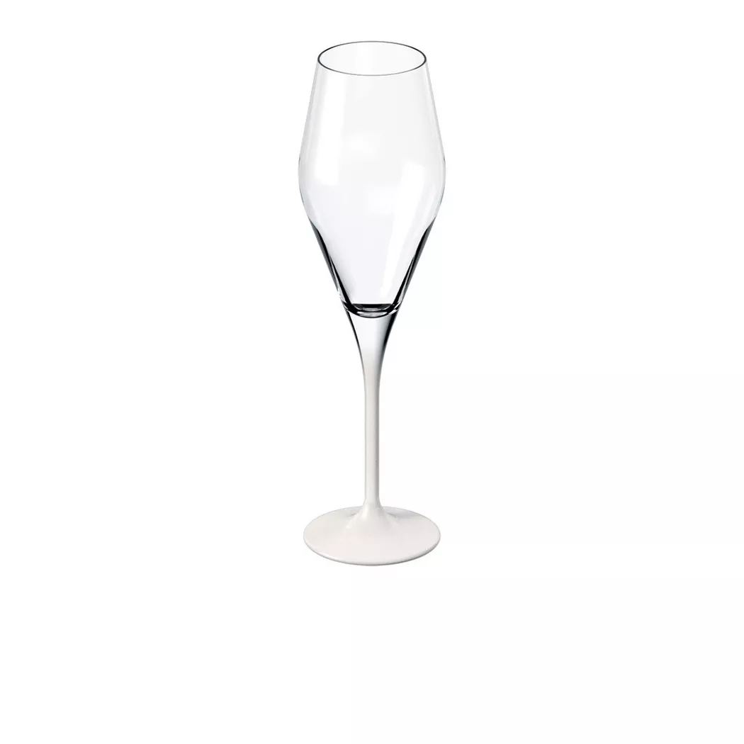 VILLEROY & BOCH Champangerglas 4er Set MANUFACTURE ROCK BLANC GLAS weiss