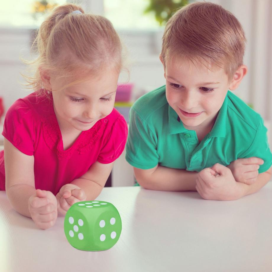 Northix  Lot de 6 dés en mousse 