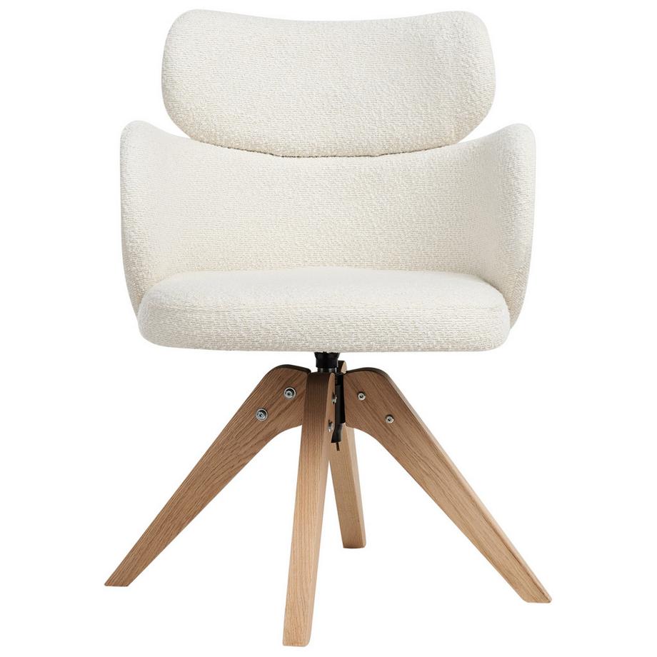 Beliani Chaise de salle à manger en Bouclé Minimaliste MARCY  