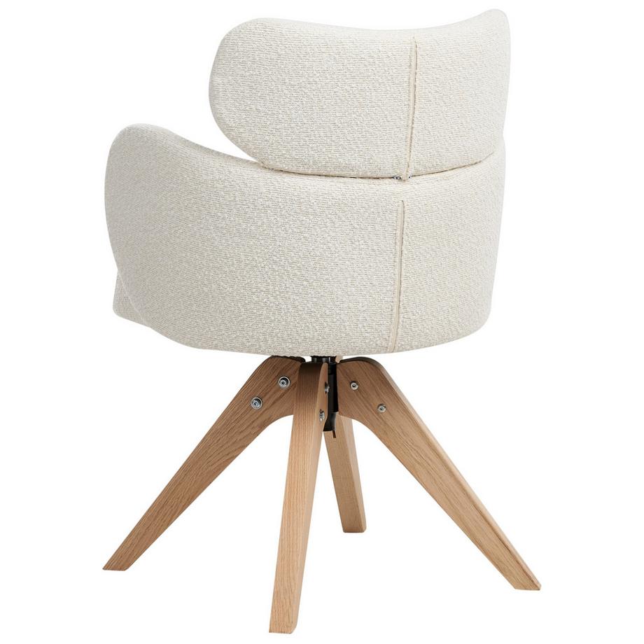 Beliani Chaise de salle à manger en Bouclé Minimaliste MARCY  