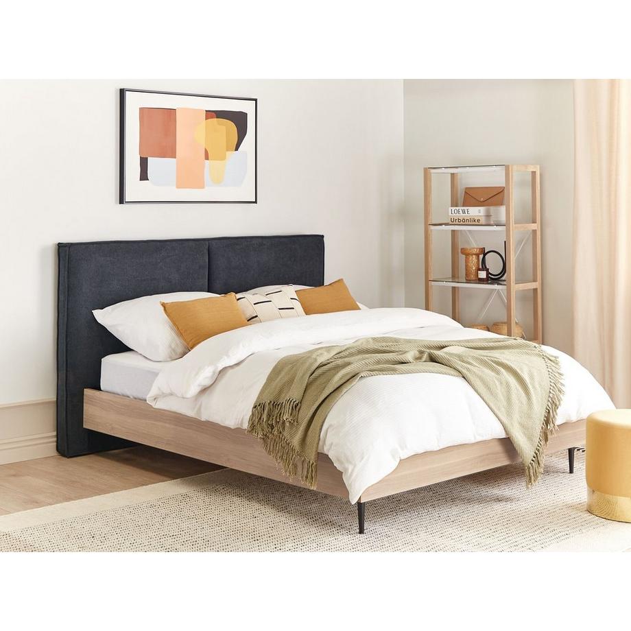 Beliani Lit à lattes en Polyester Traditionnel IZERNORE  