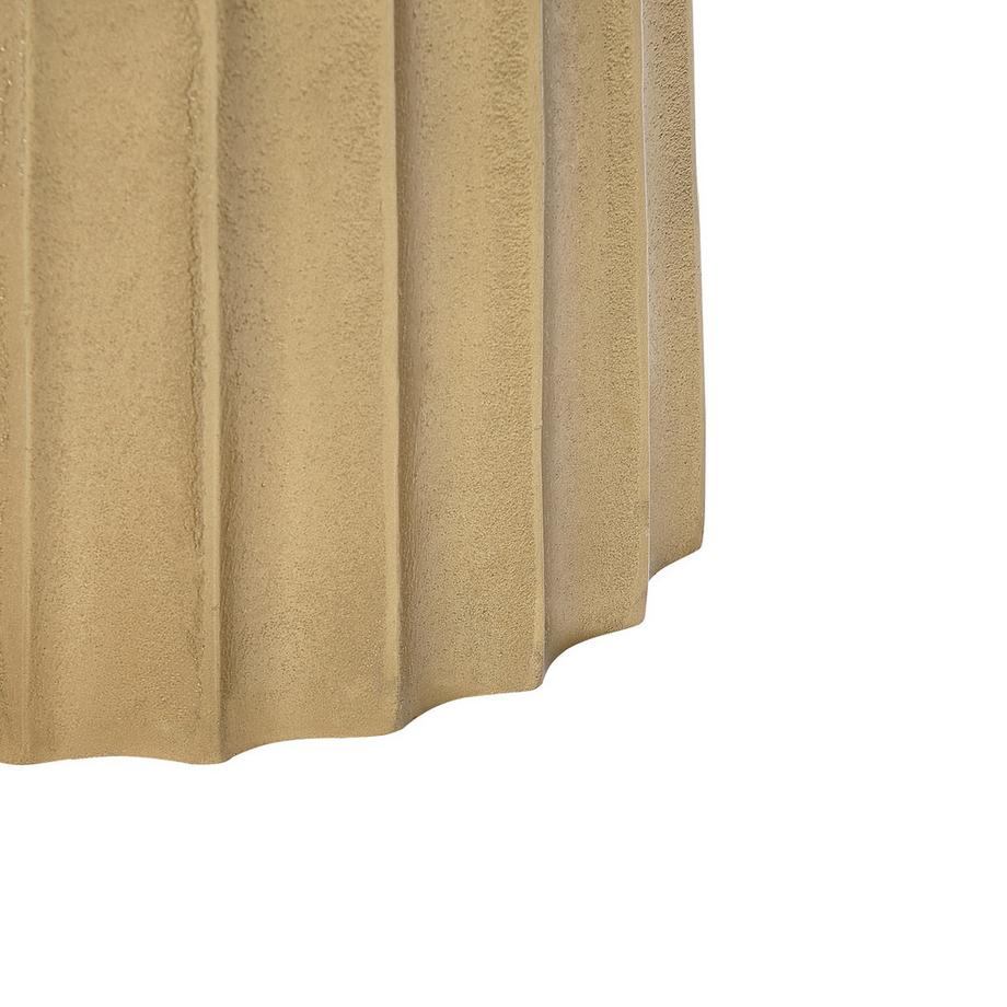 Beliani Beistelltisch aus Aluminium  OUYEN  