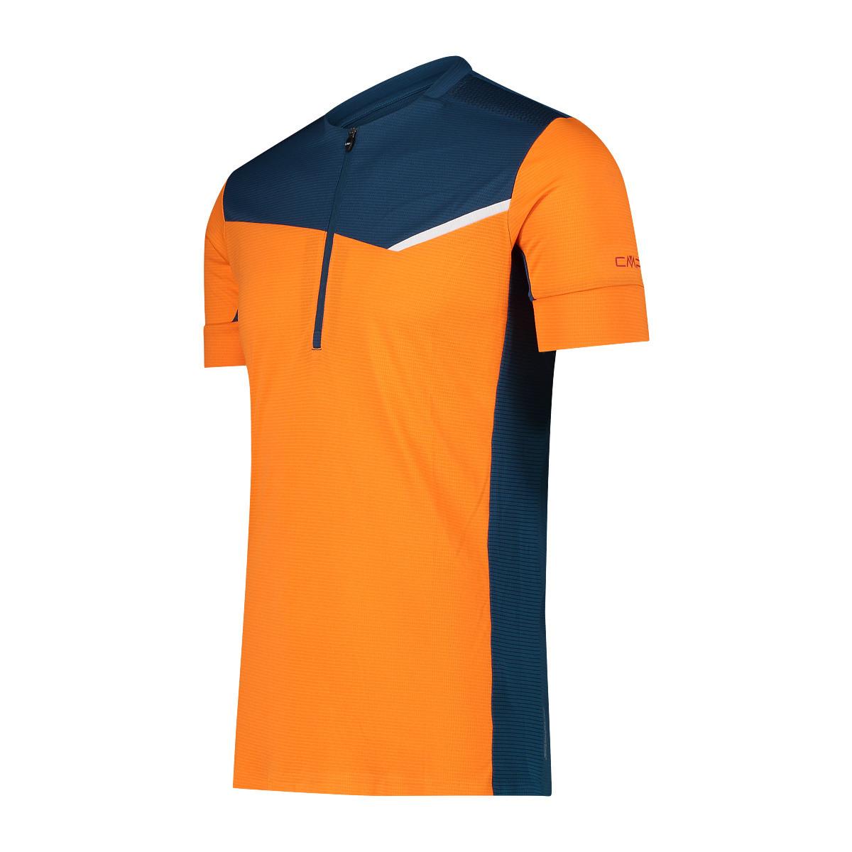 CMP Kurzarm Halb-Reissverschluss T-Shirt  