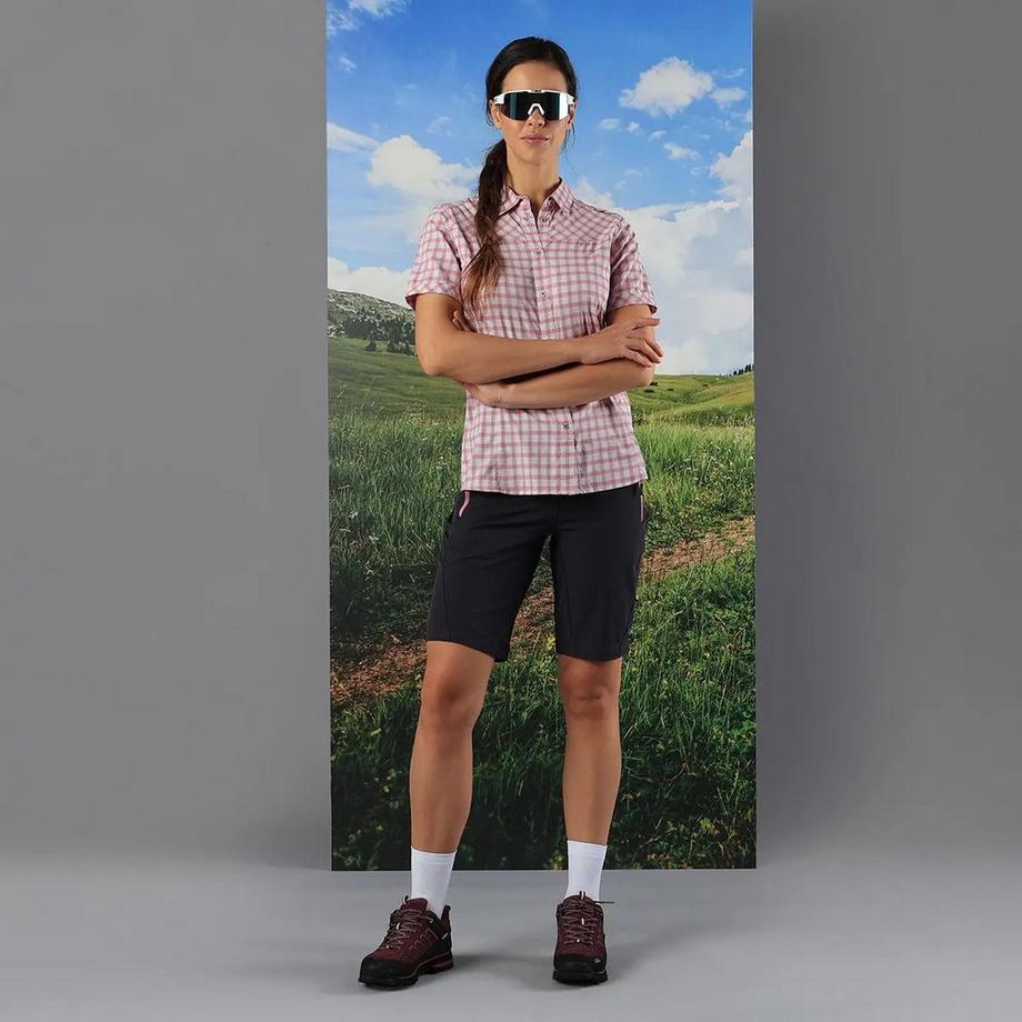 CMP Camicia Donna Maniche Corte Quadri  