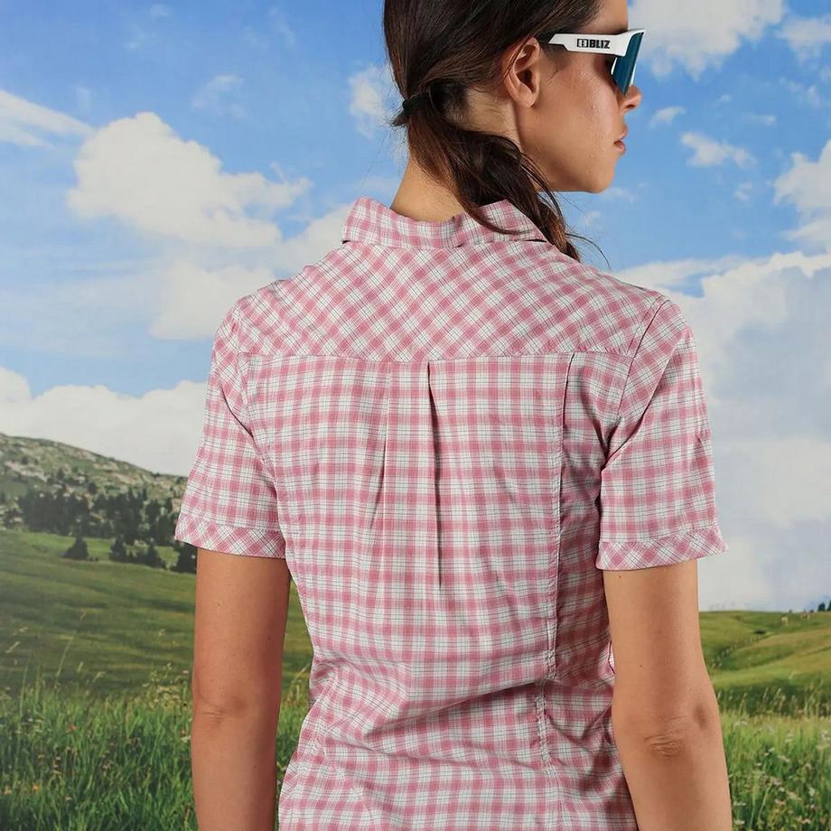 CMP Camicia Donna Maniche Corte Quadri  