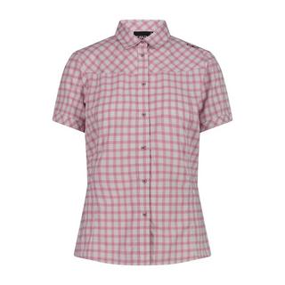 CMP Chemise Femme Manches Courtes Carreaux  