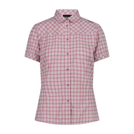 CMP Chemise Femme Manches Courtes Carreaux  
