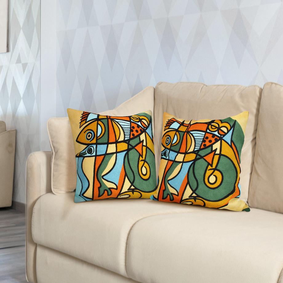 Avizar 2 Stk. Kissenbezüge Art Aquael  