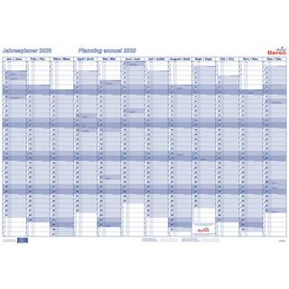 Berec BEREC Jahresplan quer 90x60cm B 5670 TF/22 2022, blau  