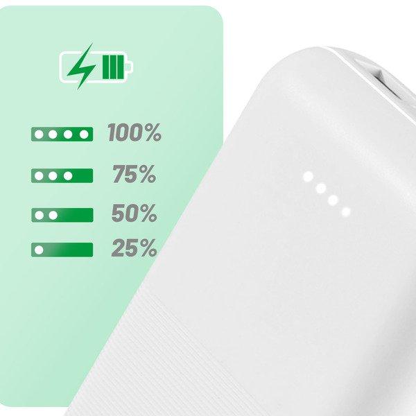 4smarts  Powerbank USB + USB-C Blanc 4Smarts 