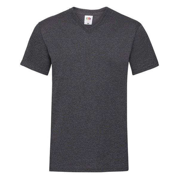 Image of Valueweight Tshirt Männer Mit Vausschnitt, Kurzärmlig Herren Taubengrau M