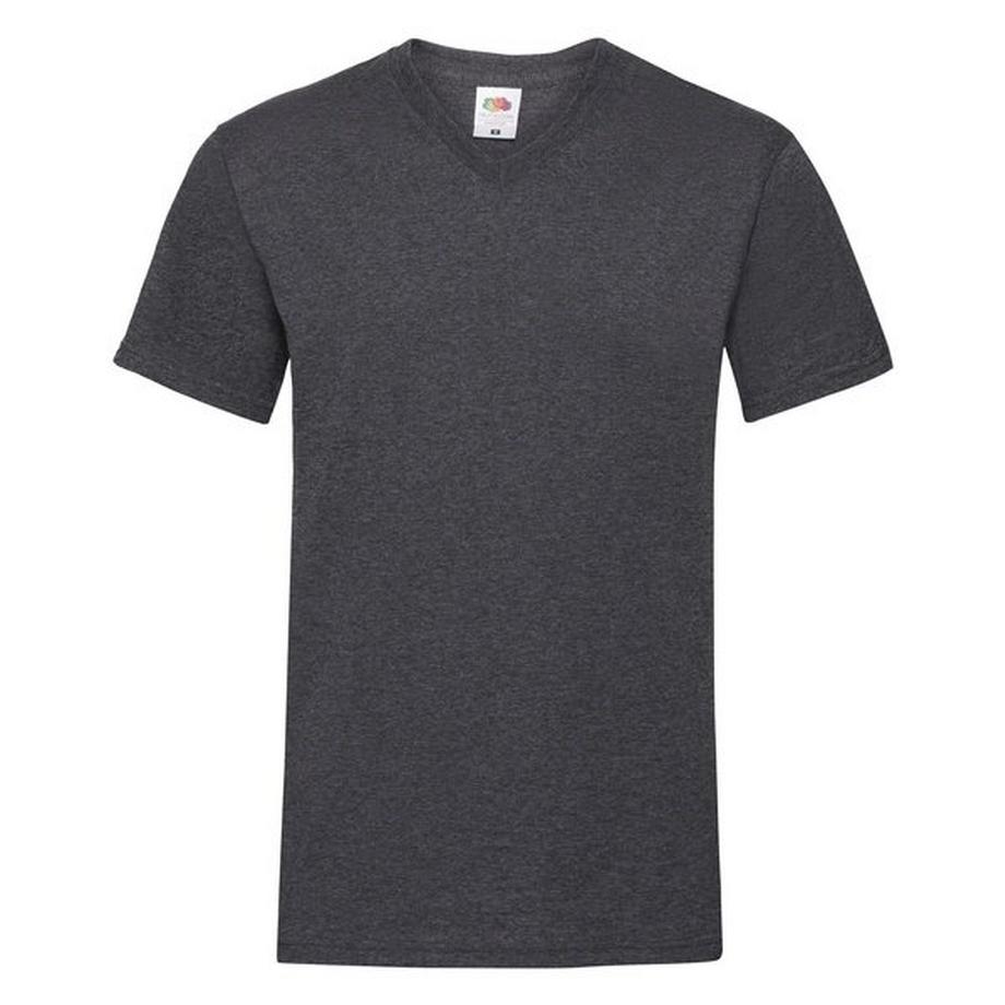 Valueweight Tshirt Männer mit VAusschnitt, kurzärmlig