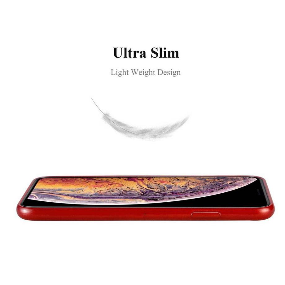 Cadorabo  Hülle für Apple iPhone XS MAX TPU Silikon im Brushed Design 