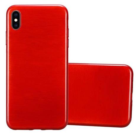 Cadorabo  Housse compatible avec Apple iPhone XS MAX - Coque de protection en silicone TPU flexible au design brossé 