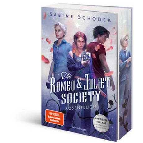 The Romeo & Juliet Society, Band 1: Rosenfluch (SPIEGEL-Bestseller-Autorin -Knisternde Romantasy - Limitierte Auflage mit Farbschnitt) Schoder, Sabine; Hirtz, Isabelle (Umschlaggestaltung) Gebundene Ausgabe 