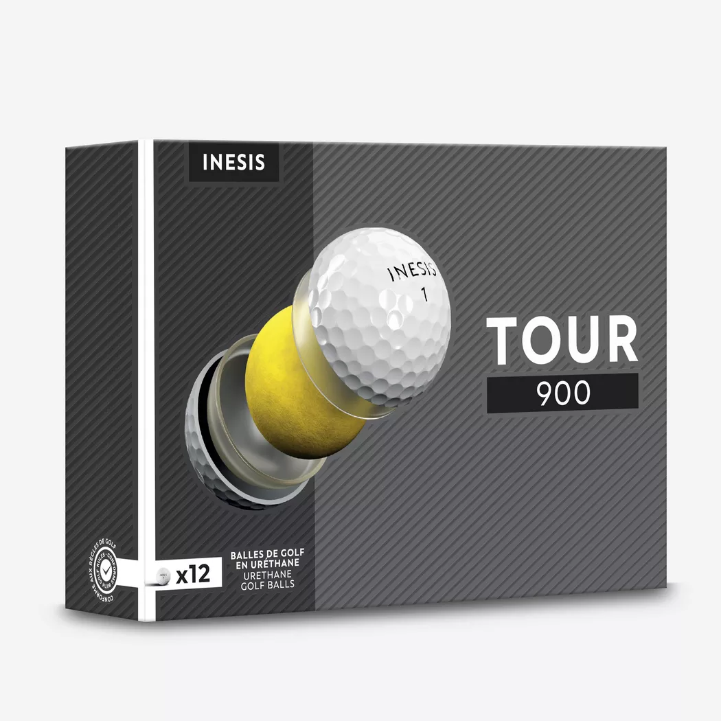 INESIS - Golfball TOUR 900, One Size, Weiss