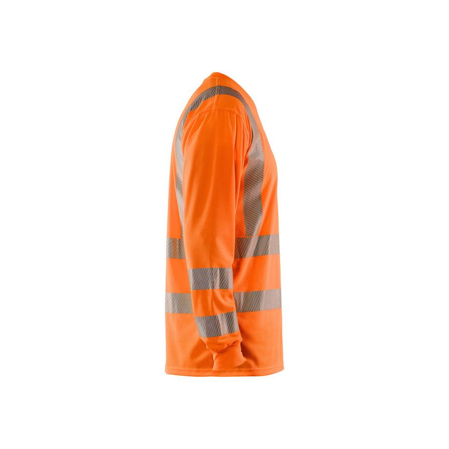 Blaklader Langarm High Visibility V-Ausschnitt T-Shirt mit UV-Schutz  