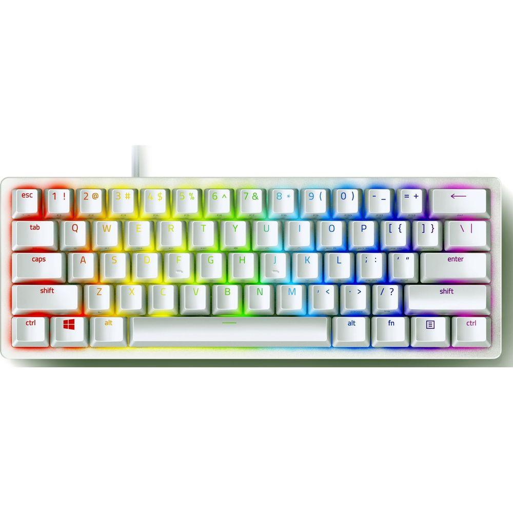 Image of Huntsman Mini Mercury Gaming Keyboard - (Purple Switch) - US-Englisch - weiss